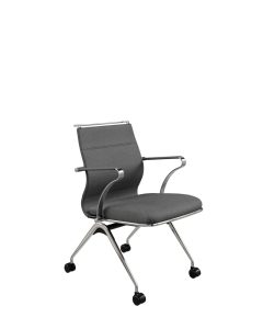 Стул на колесиках ErgoLife Sit Well M4-192K - Bahama Темно-серый